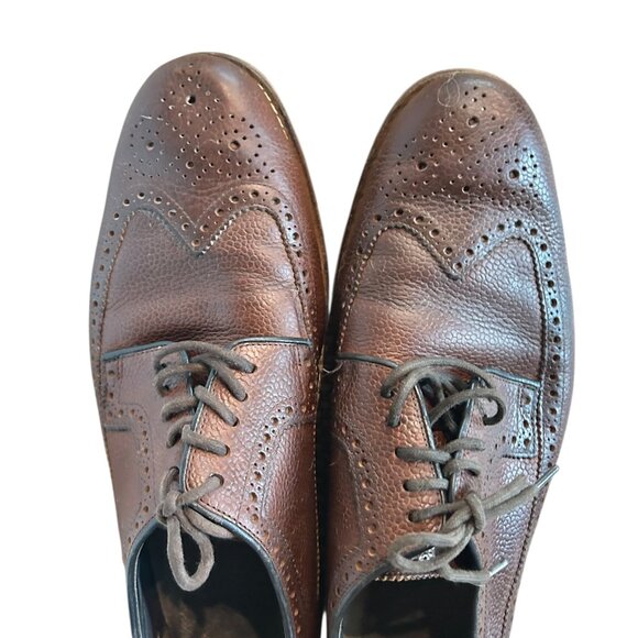 Cole Haan Brown Leather Oxford-Style Loafers Men’s Size 11M Classic Dress Shoes - Picture 4 of 8